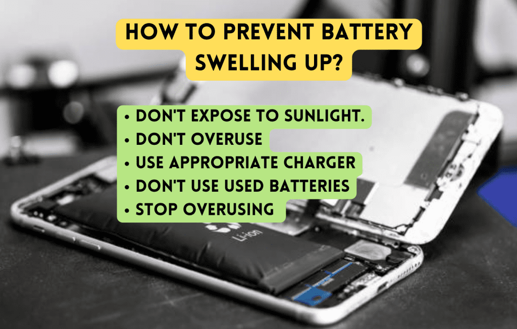 Prevent swollen battery