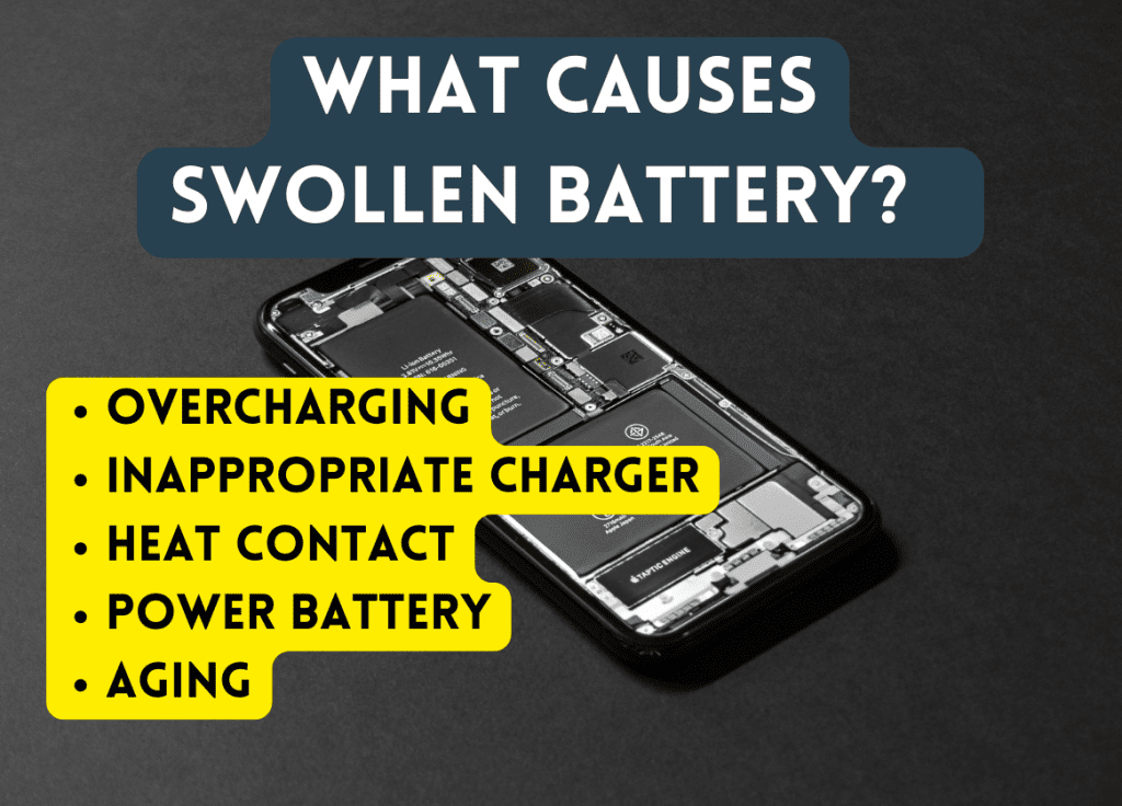 Causes of swollen battery