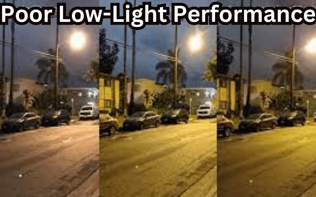 Poor Low-Light Performance