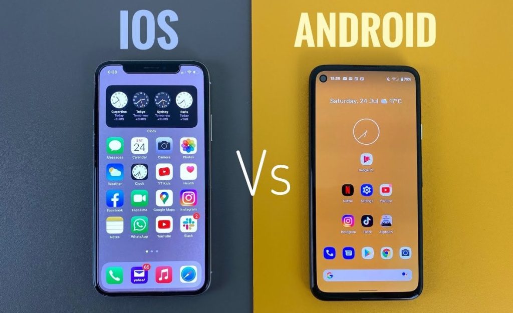 Operating Systems and Software Of iPhone vs. Android Phone
