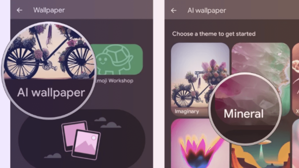 9.  Personalized AI Wallpapers