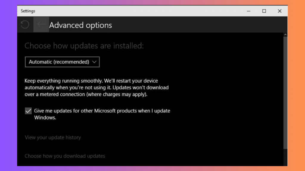 Automatic Updates For Surface Pro