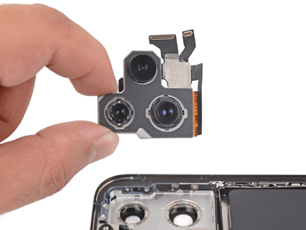 Step #27. Remove the iPhone 13 Pro All Three Rear-Facing Cameras